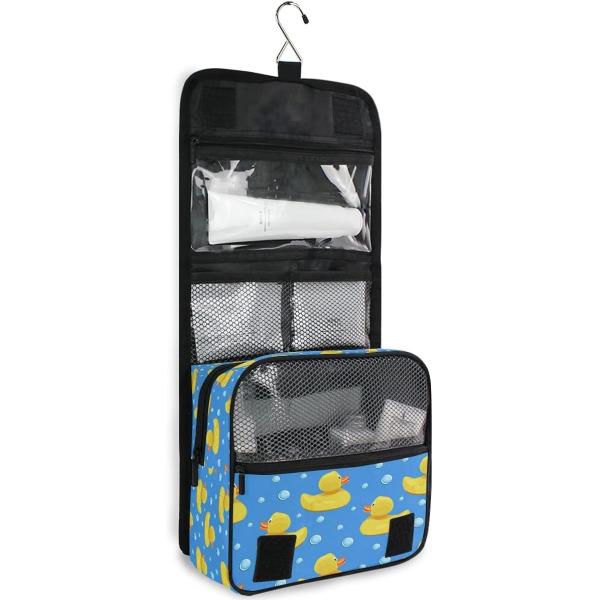 Yellow Ducks Travel Makeup Bag Hanging Toiletry Pouch Organizer Handbag
