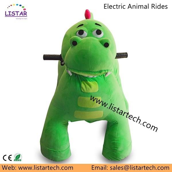 Family Funfair Walking Electric Coin Operated Drivable Remote Control Animal Ride on Car