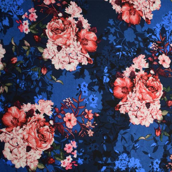 Bedding Plain Soft Fabric Floral Printed 100% Rayon wedding dress