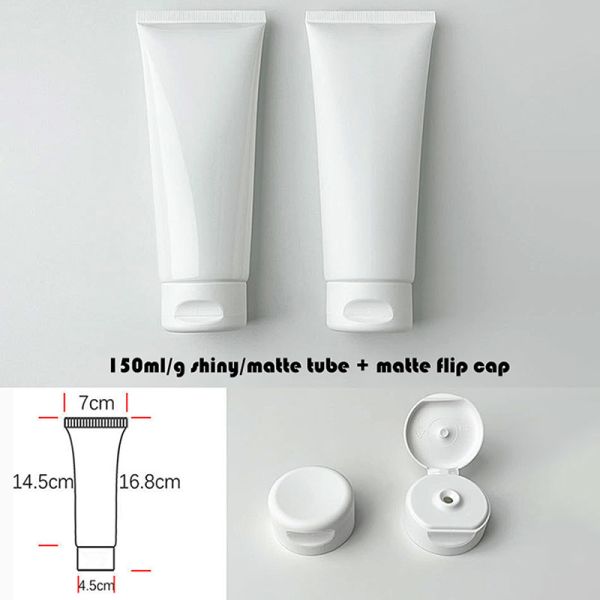 150ml/g PE cosmetic squeeze tube enhanced by silk screen printing ideal for cosmetic creams lotions and gels packaging providing durability