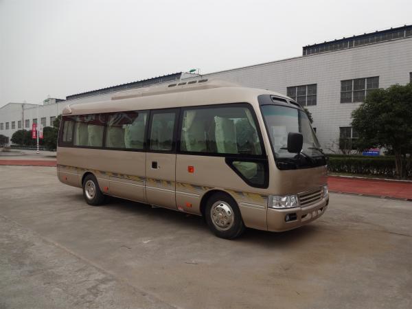 Enclosed Sightseeing Electric Minibus , Coaster Type Mini Electric Powered Vans