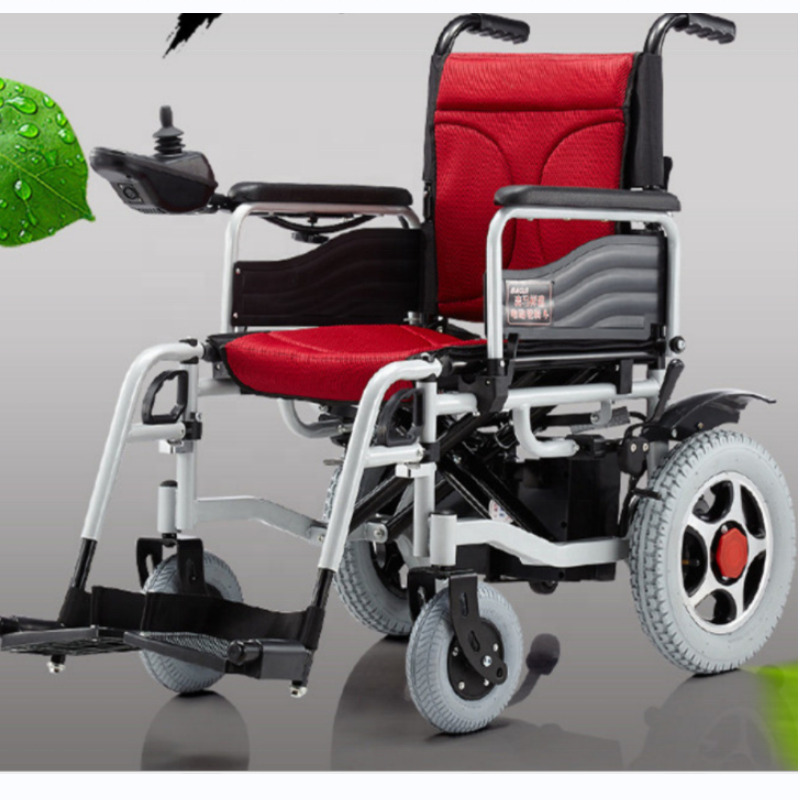 Electric wheelchair 140Kg lightweight capacity lithium battery power foldable portable wheelchair for 140kg older
