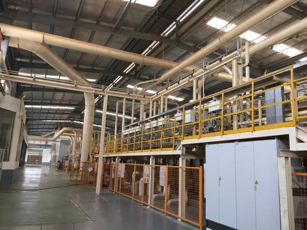 O ISO pressiona pre a linha de produção espessura do MDF da palha 80000CBM de 2.5mm