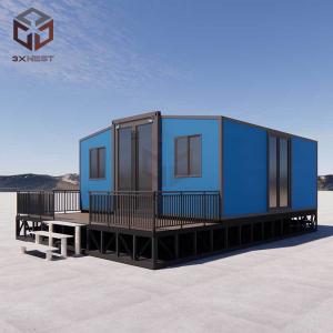 20FT pré-fabricado Container de casa dobrável móvel Rockwool Sandwich Panel