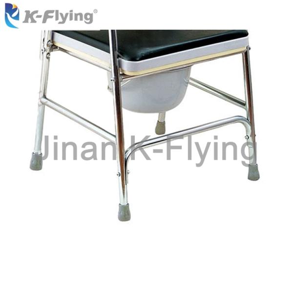 Stable Steel Adult Toilet Chair Folding Commodes For Elderly