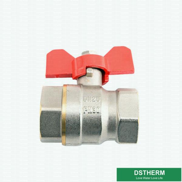 A fêmea do homem do punho da borboleta rosqueou a válvula de bola de bronze forjada Mini Brass Ball Valve