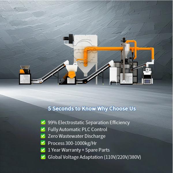 Plastic And Aluminum Blister Food Packaging Bag Recycling Machine For Energy Recycling