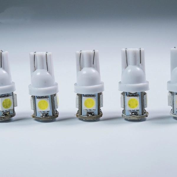 5-SMD 5050 LED Headlight Kits For Cars Plate Dome Door Side Marker Bulbs