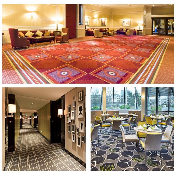 Custom Pattern Woven Wool Nylon Luxury Axminster Hotel Ballroom Carpet for Cars Prayer