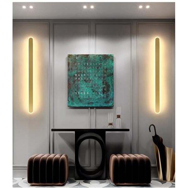 Home Nordic Wall Lamp Strip for Working Time of 30000 Hours in Modern Minimalist Style
