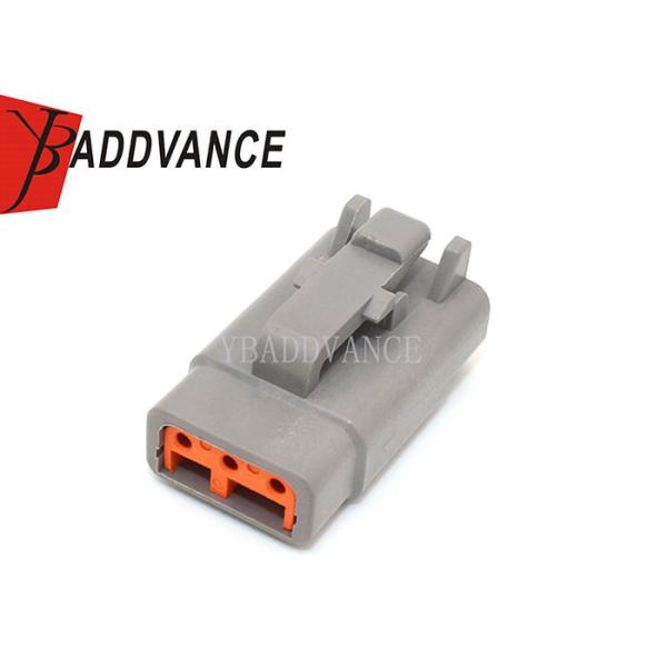 Rectangular Housing Deutsch DTM Connector 3 Pin DTM06-3S ATM06-3S ISO 9001 Certified