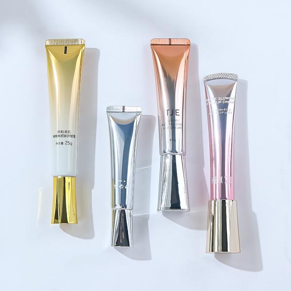 Custom Plastic Cosmetic Tubes with Screw or Flip Caps