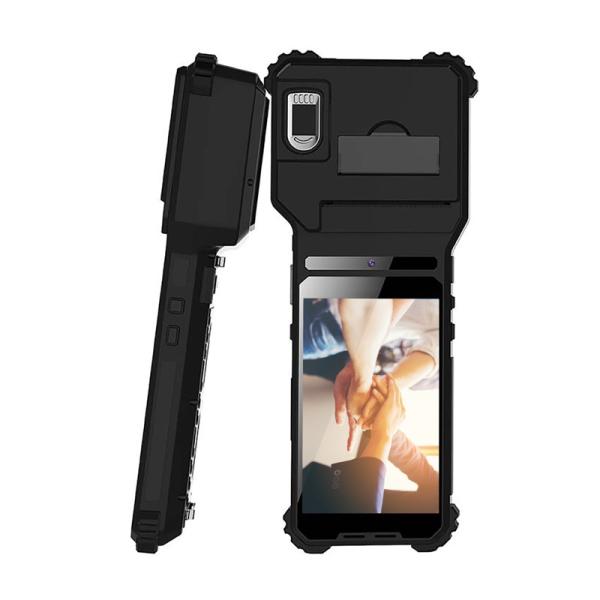 FAP10 Mobile Biometric Device 4G Bluetooth Fingerprint Tablet Barcode Scanner Thermal Printer