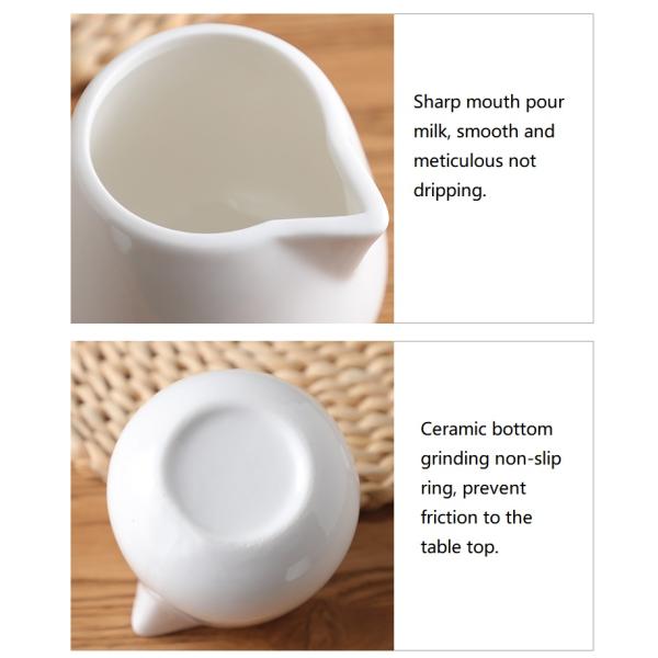 OEM Savall White Ceramic Porcelain Bubble Mug Tableware Accessories For Milk