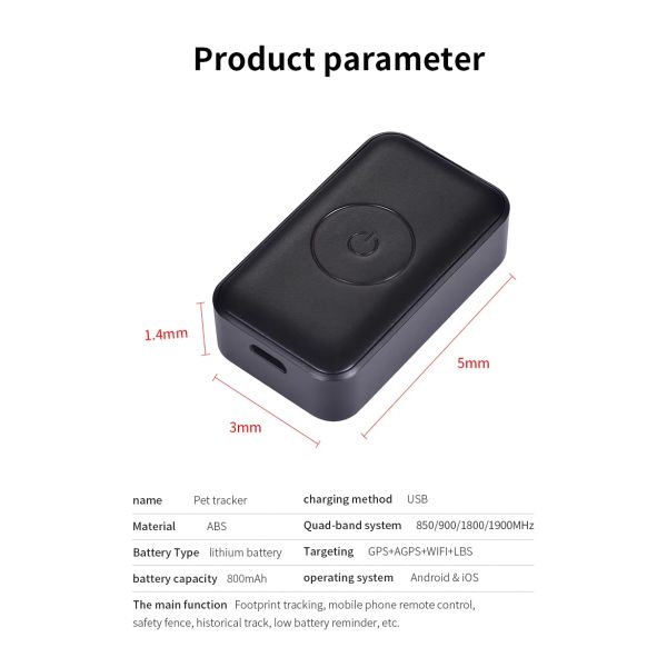 Mini 365GPS Topin Child GPS Tracker Personal Security GPS Tracking Device