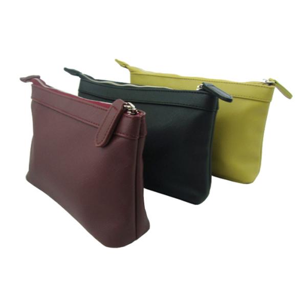 Practical Rectangular Travel Accessory Bag PU Cosmetic Bags For Girls