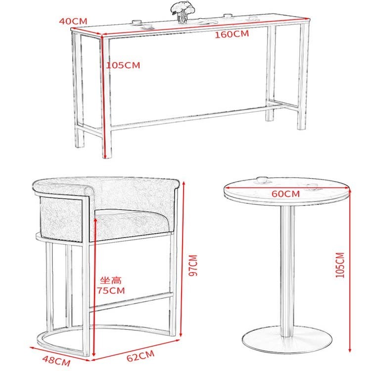 EUROPEAN Design Style Modern Habesha Coffee Table Sets for Cultural Coffee Experience
