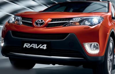Toyota RAV4 2013 2014 2015 Luzes de dia LED Carro LED DRL Luz de dia