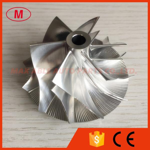 TD05H 16G small 46.48/60.00mm 6+6 blades 49178-43300 performance Turbo milling/Aluminum 2618/billet compressor wheel