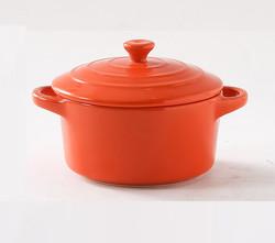 Mini Stoneware Ceramic Oven Bowl Pot For Creme Brulee Cake Oven