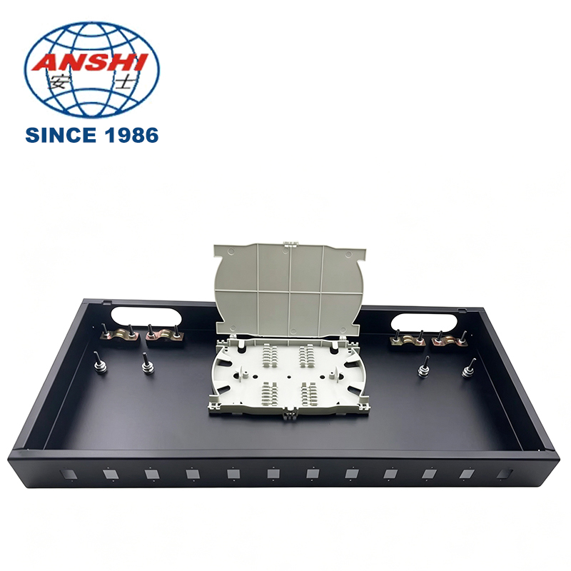 12 Port FC ST Fiber Patch Panel Round Mouth Indoor Fiber Optic Joint Box for FTTH Network Optical Equipment