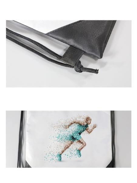 Customized Printed Sublimation Bag Blanks Oxford Cloth Promotional Drawstring Backpack