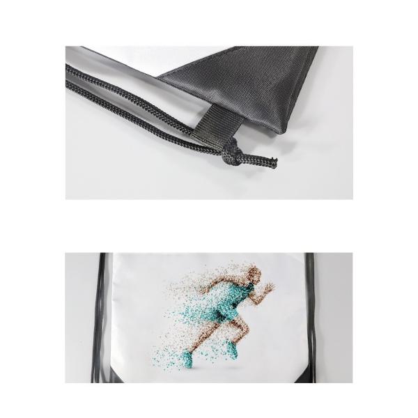 Durable Sublimation Drawstring Backpack Personalized Drawstring Bags With Logo