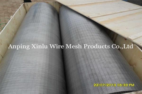 Cilindro giratório de aço inoxidável Johnson Type Wedge Wire OD920mm da tela