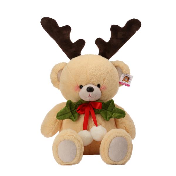 sitting scarf polar bear plush toys Christmas polar bear