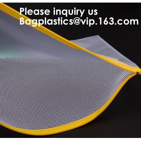 Mesh Bag/Zipper /Mesh Pouch/File,Promotional Plastic Mesh Clear File Bag With Zipper,Jewellery Gift Clear Mesh Pouch