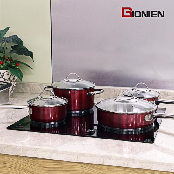 Glass Ceramic Electric Hob Burner 60 Cm Built-In Black Glass Stove With 4 Cooking Zones