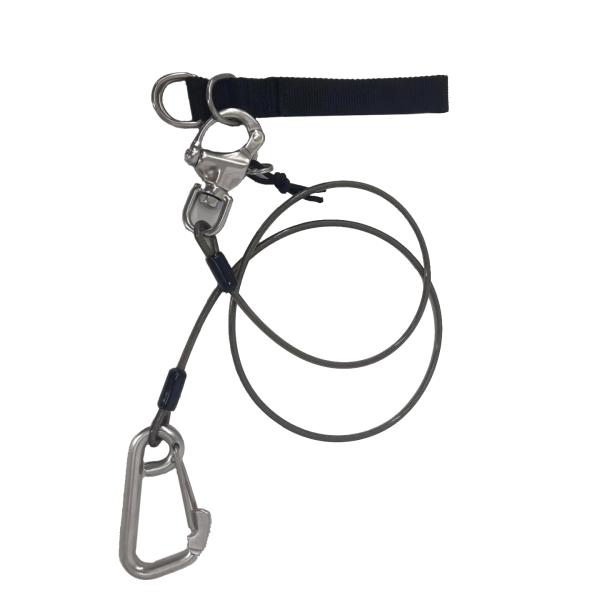 Free Diving 1m lanyard 316 Stainless Steel hook