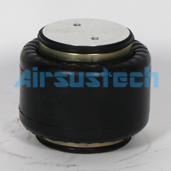 Alta capacidad de carga Primavera de aire enroscada con longitud de trazo de 55-90 mm Material de placa de cubierta de aleación de aluminio