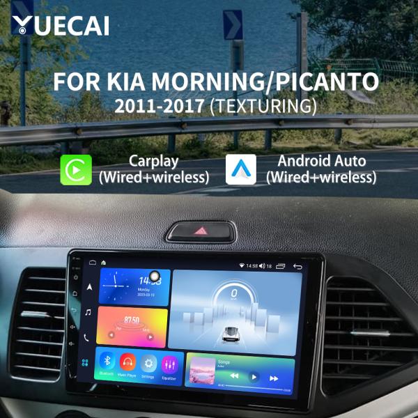 10 Car DVD GPS Navigation System for KIA MORNING/PICANTO2011-2017 Carplay/Auto Rear View Camera and Touch Screen Included