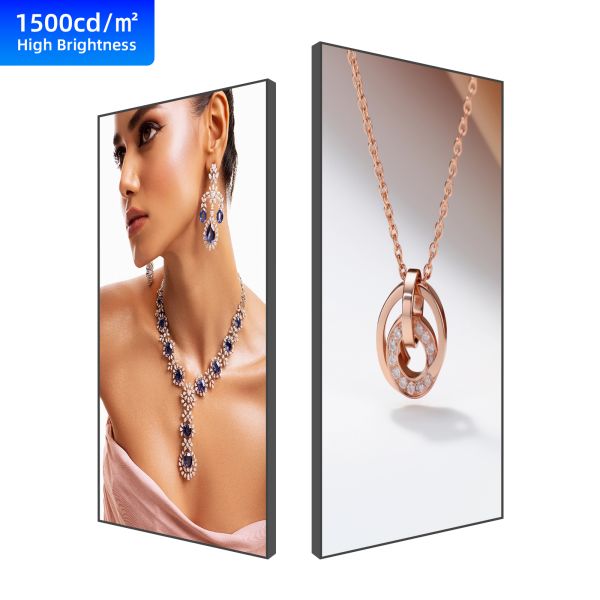 Jewelry 1500cd/m2 High Brightness Digital Signage 4K UHD LCD Display Screen for