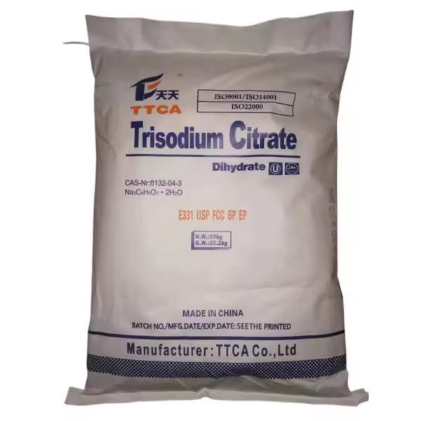 Food Additive Nutrition Enhance Sodium Citrate Powder