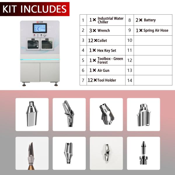 4 Axis Dental CAD CAM Milling Machine