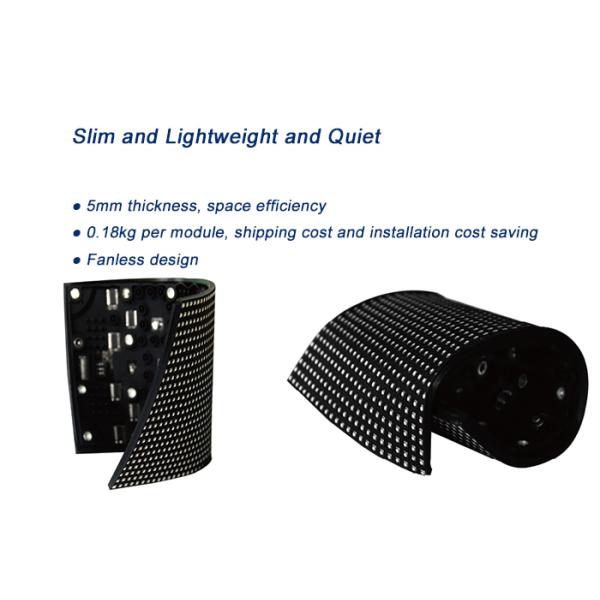 Light Weight P4 Flexible Led Display with Module of 240x120mm