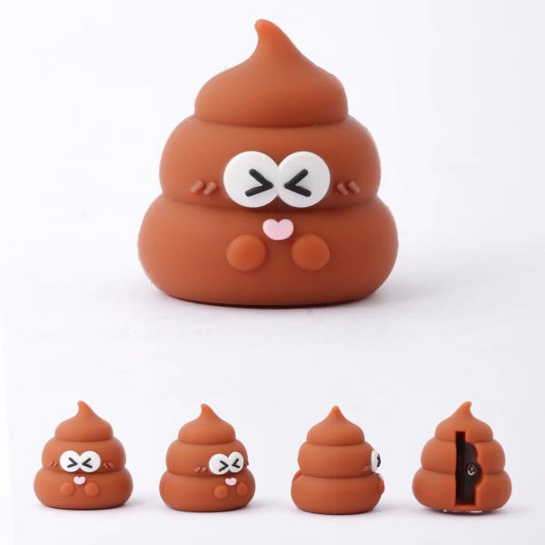 Поп Ручной Остритель карандаша для детей Каваи Школьные принадлежности Подарок Мини Силиконовый канцелярский