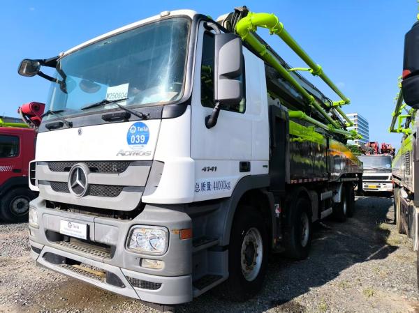2019 Used Zoomlion 56M Concrete Pump Truck Mercedes Benz Chassis with Intelligent & Efficient Operation