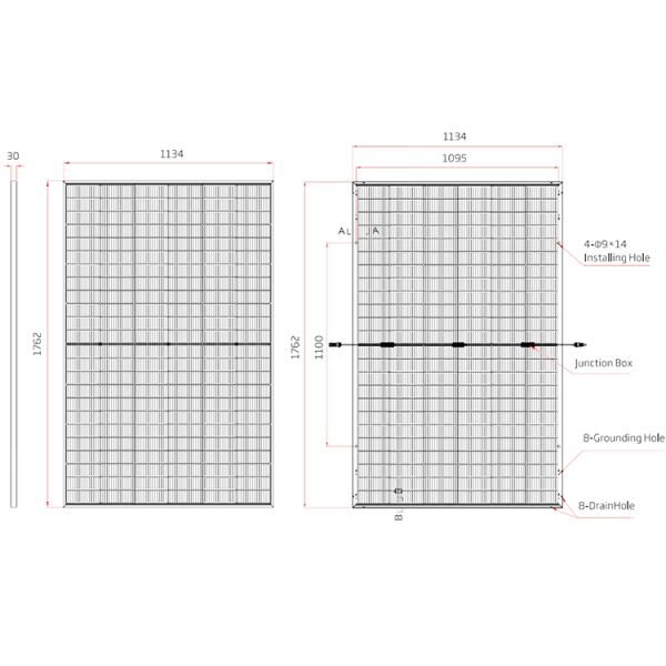 Trina 700W 710W PV Module Neg9rc.27 435Wp 440W 450W 420Watt Bifacial Double Glass Monocrystalline Solar Panels