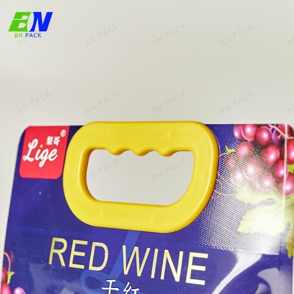 New Fashion 1l 2l 3l 4l 5l Aseptic Dispenser Apple Juice Bag In Box Aluminum Foil Wine Pouch