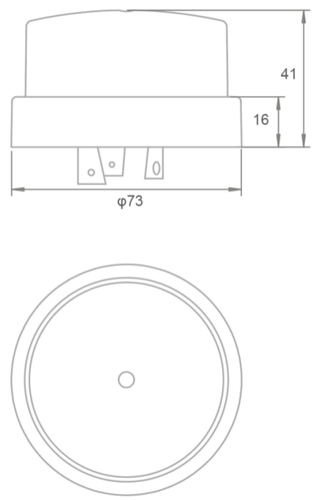 Normally Open IP54 Open Circuit Cap For Lighting Equipment Of NEMA Sockets 50Hz 60Hz