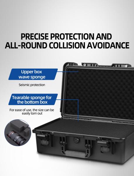 IP67 Waterproof Custom Tool Box EM-3525 with Shockproof Foam
