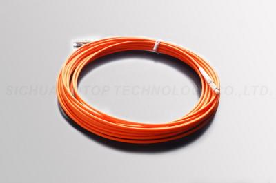 Multimode Fiber Optic Patch Cables LC / APC - LC / APC Orange Color