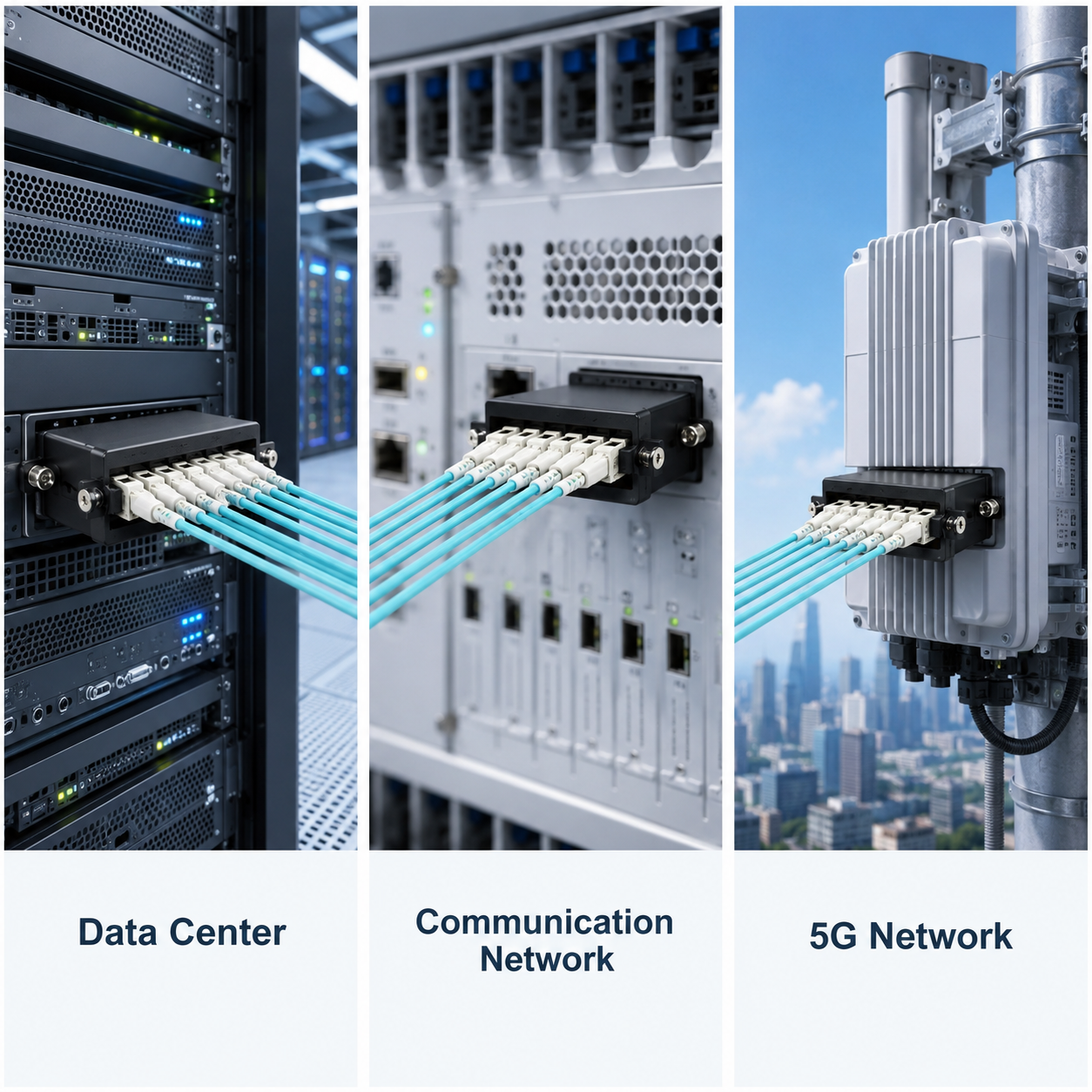 multi channel fiber optic connector,Multi Channel Fiber Optic Connector High Density Optical Interconnect for Data Center Telecom and Communication Networks
