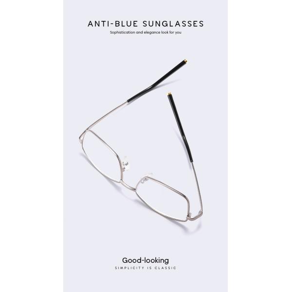 Fashion 136MM Anti Blue Light Reading Glasses Men Women'S Computer