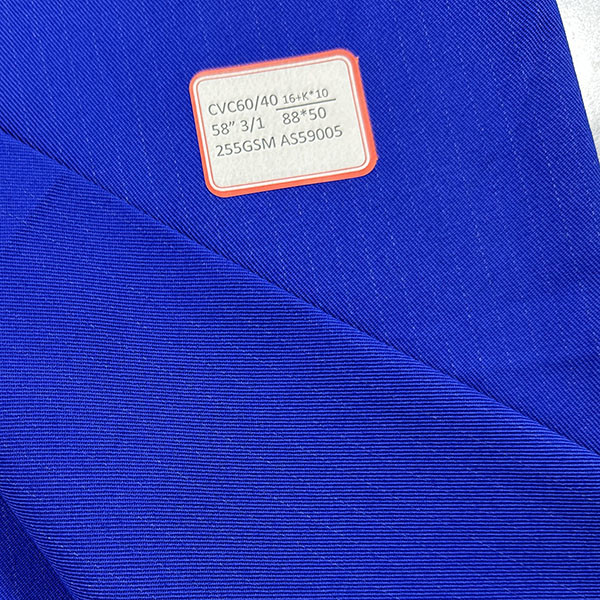 88X50 CVC Anti Static Fabric Petrochemical Aerospace Fabric Polyester Cotton