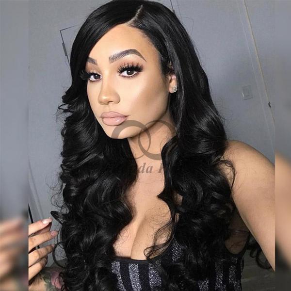 Natural Black Loose Wave Remy Human Hair Bundles Sew In Weave Bundles Brazilian Bundle Deals