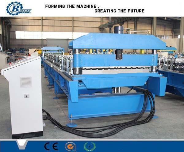 1250 milímetros galvanizaram o rolo da folha do telhado que forma a linha bens de 5.5kw